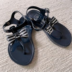 GAP Navy Sandals with Bow, Toddler 9